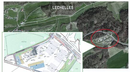 Un centre de tri et compactage de déchets à Léchelles 